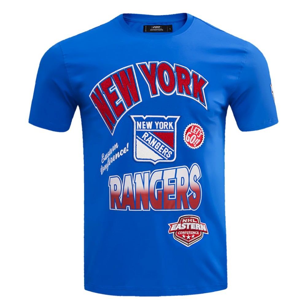 New York Rangers Pro Standard Turn It Up T-Shirt Blue