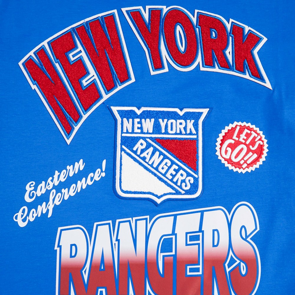New York Rangers Pro Standard Turn It Up T-Shirt Blue