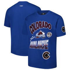Colorado Avalanche Pro Standard Turn It Up Dropped Shoulder T-Shirt Blue