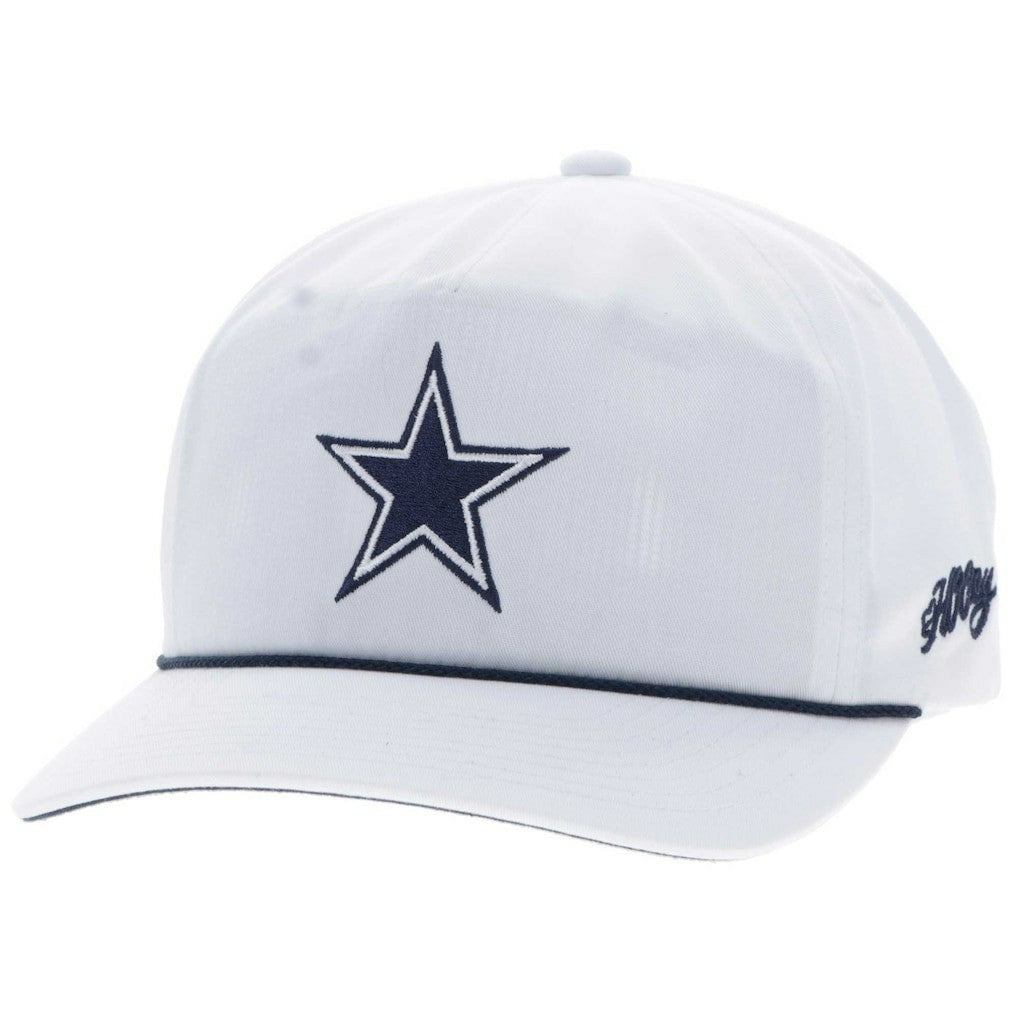 Dallas Cowboys HOOey Star Logo Rope Adjustable Hat - White outlet