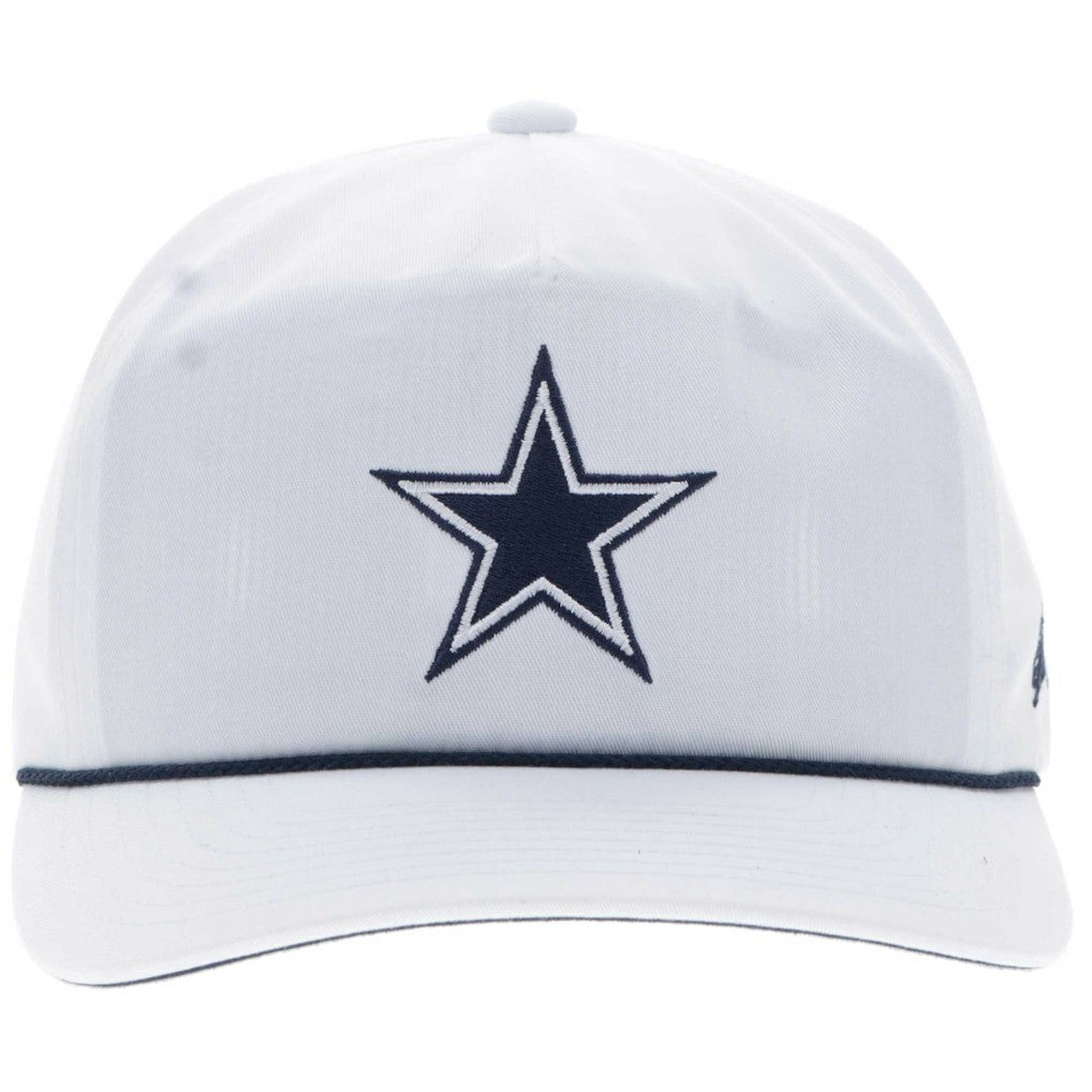 Dallas Cowboys HOOey Star Logo Rope Adjustable Hat - White outlet