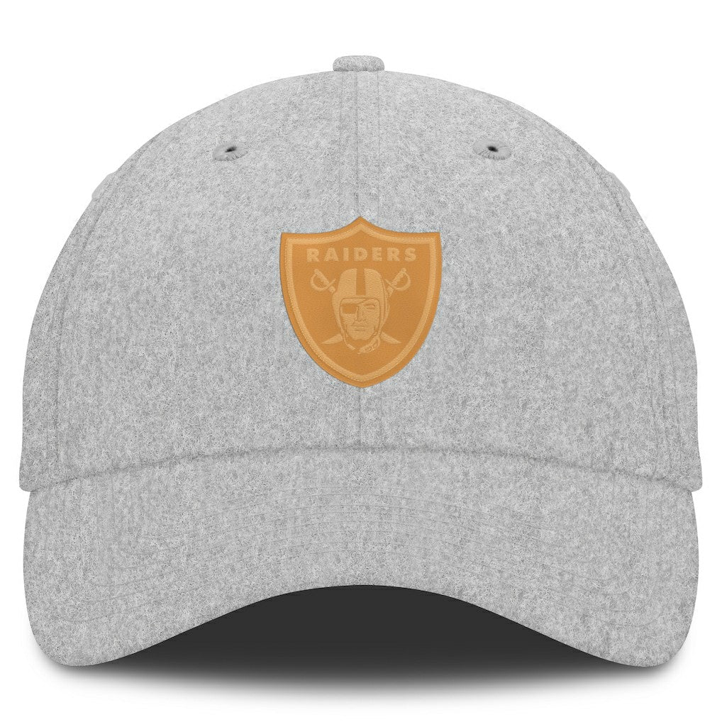 Las Vegas Raiders Front Office Adjustable Hat - Heather Gray cheap