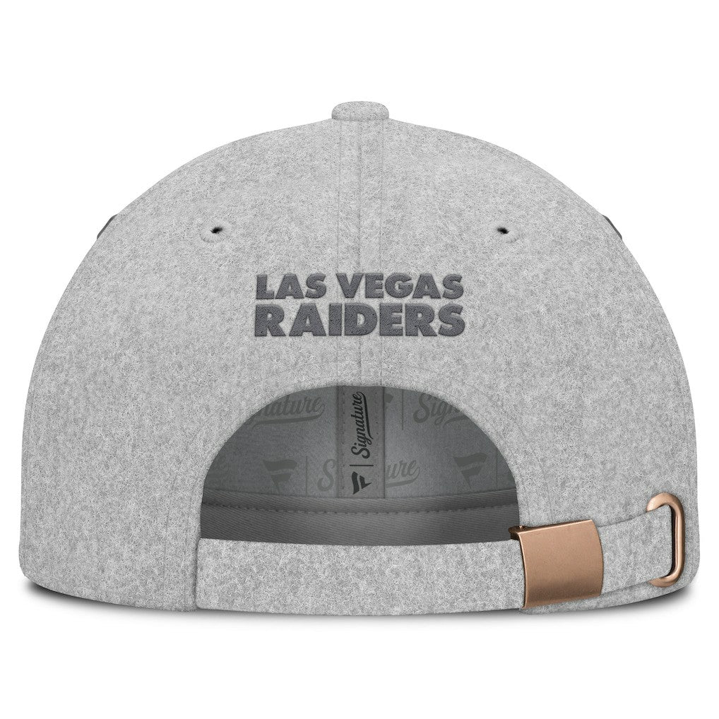 Las Vegas Raiders Front Office Adjustable Hat - Heather Gray cheap