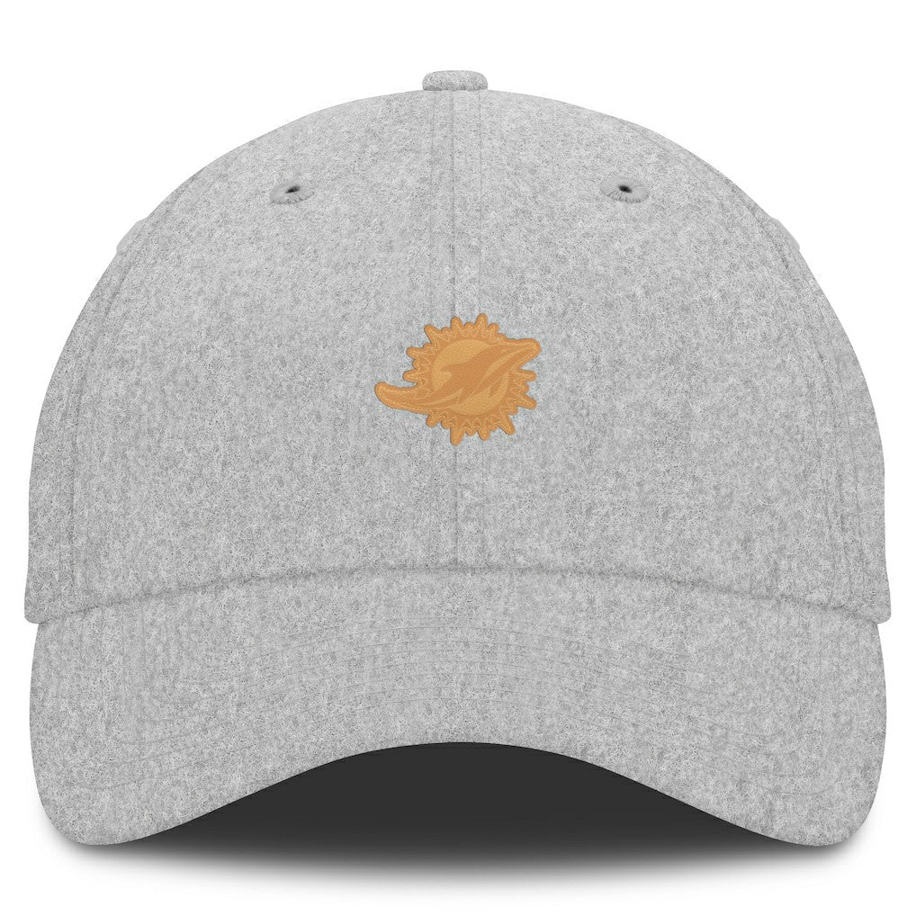Miami Dolphins Front Office Adjustable Hat - Heather Gray cheap