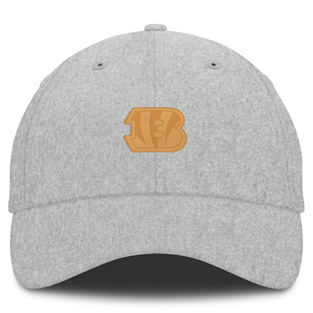 Cincinnati Bengals Front Office Adjustable Hat - Heather Gray discount