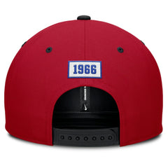 Atlanta Braves Cooperstown Collection Pro Performance Snapback Hat - Red/Navy | Nike