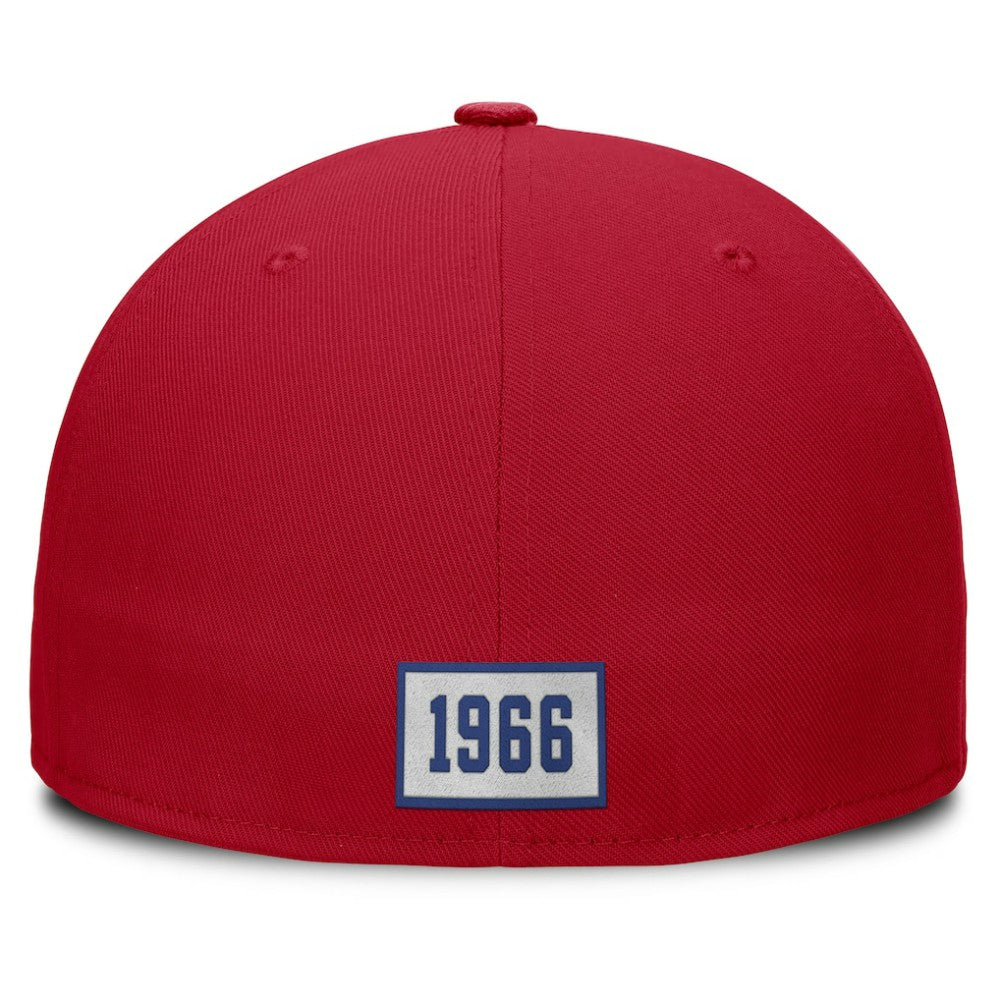 Atlanta Braves Cooperstown True Performance Fitted Hat - Red | Nike