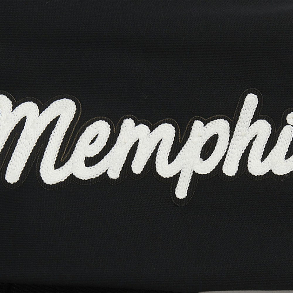 Memphis Grizzlies Pro Standard Women's Paint The City Cropped Pullover Sweatshirt - Black on sale