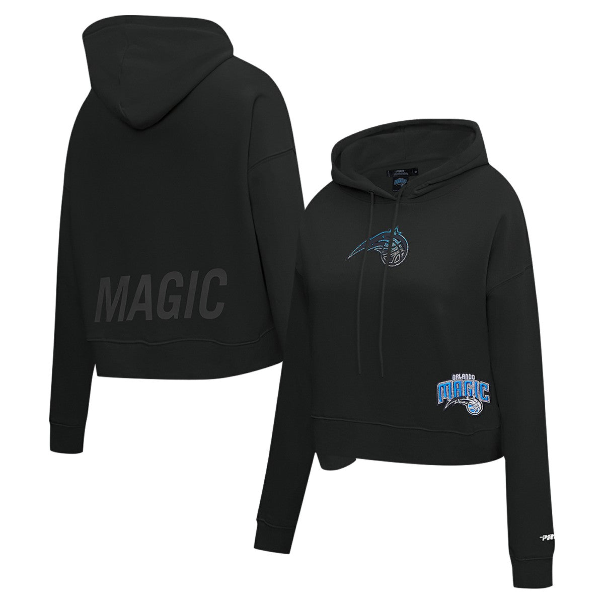 Orlando Magic Pro Standard Women's Jewels Cropped Pullover Hoodie - Black sale