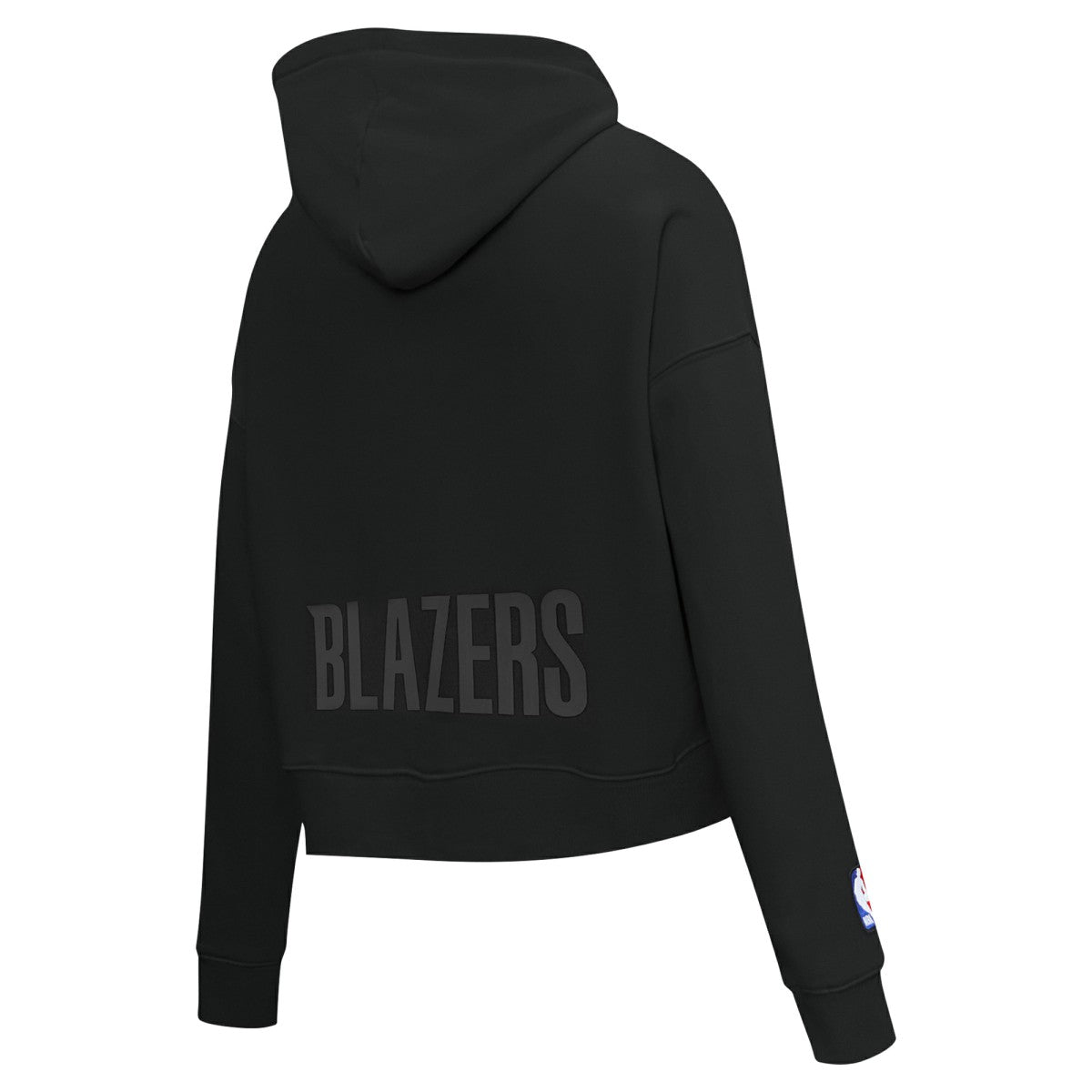 Portland Trail Blazers Pro Standard Women's Jewels Cropped Pullover Hoodie - Black outlet