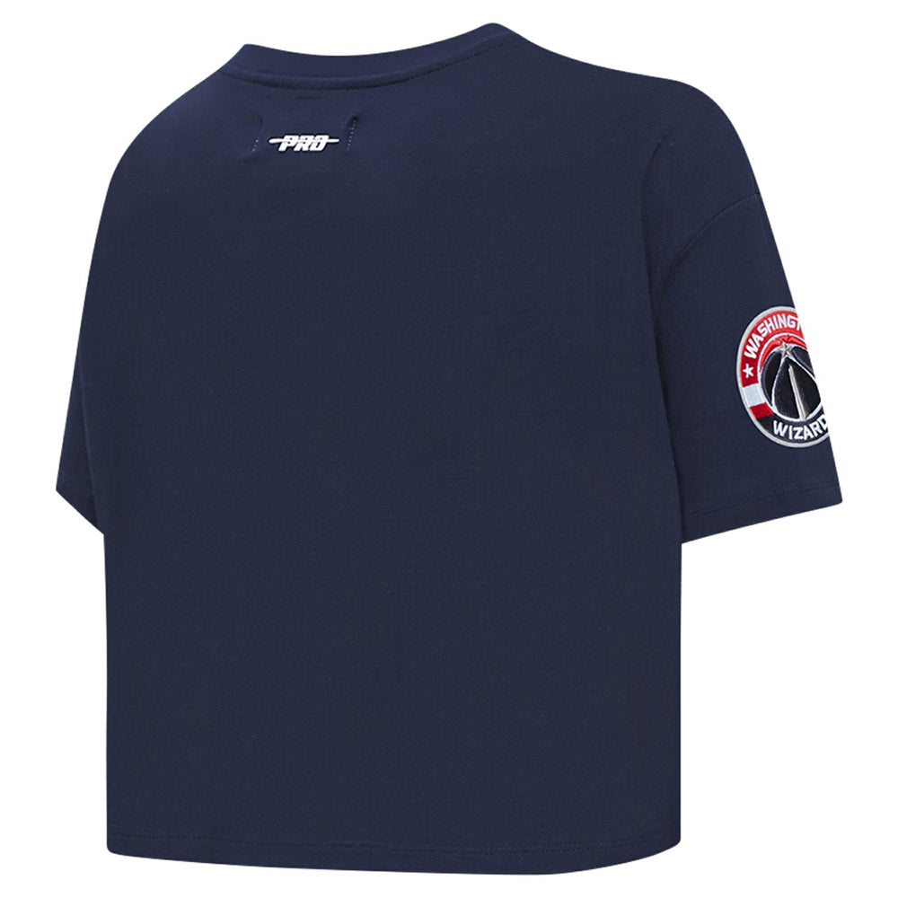 Washington Wizards Pro Standard Women's Jewels Boxy Cropped T-Shirt - Navy shop