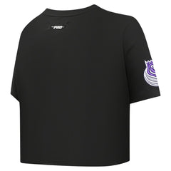 Sacramento Kings Pro Standard Women's Jewels Boxy Cropped T-Shirt - Black discount
