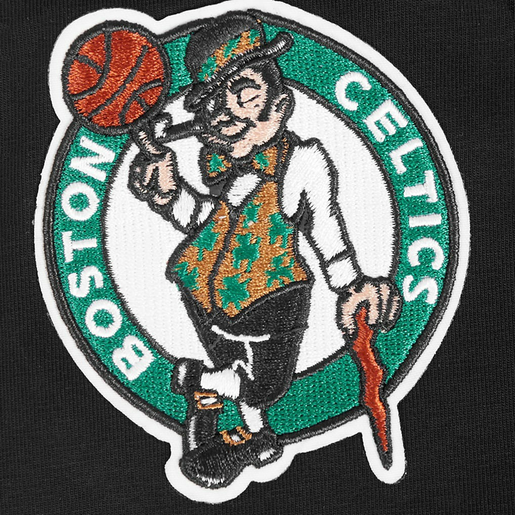 Boston Celtics Pro Standard Women's Jewels Boxy Cropped T-Shirt - Black for sale