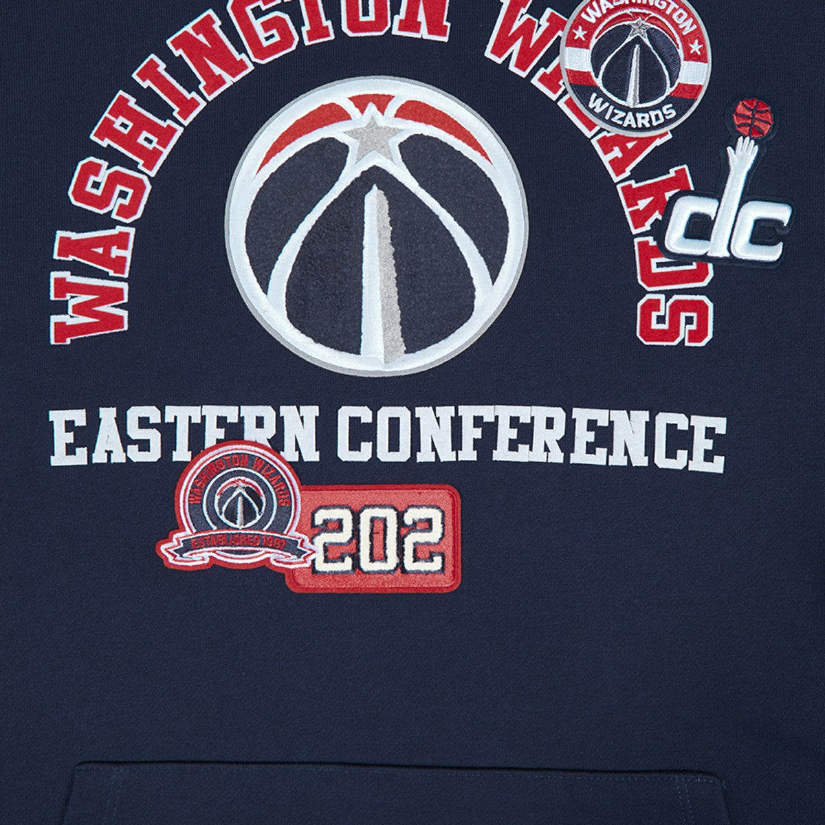 Washington Wizards Pro Standard Area Code Pullover Hoodie - Navy online