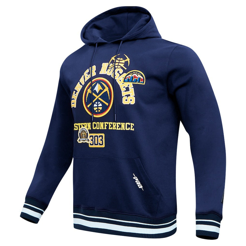 Denver Nuggets Pro Standard Area Code Pullover Hoodie sale - Navy discount