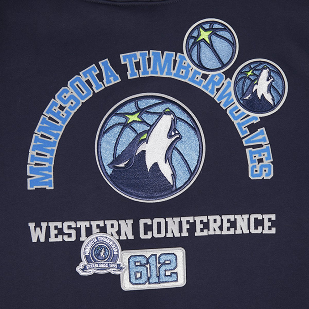 Minnesota Timberwolves Pro Standard Area Code Pullover Hoodie - Navy outlet