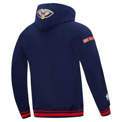 New Orleans Pelicans Pro Standard Area Code Pullover Hoodie - Navy on sale