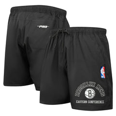 Brooklyn Nets Pro Standard Area Code Shorts - Black for sale