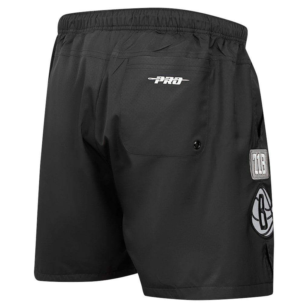 Brooklyn Nets Pro Standard Area Code Shorts - Black for sale