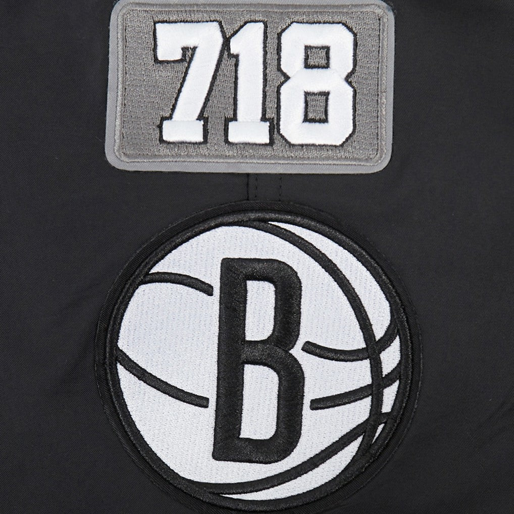 Brooklyn Nets Pro Standard Area Code Shorts - Black for sale