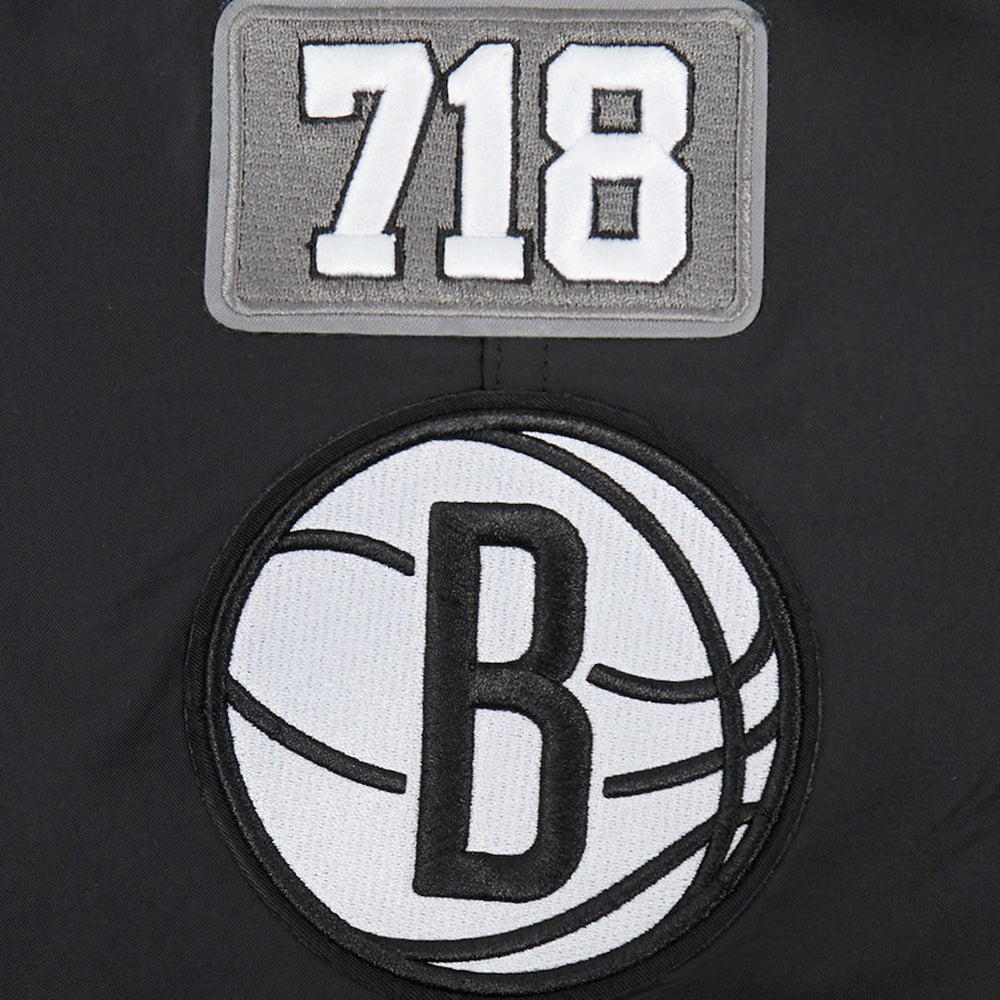 Brooklyn Nets Pro Standard Area Code Shorts - Black for sale