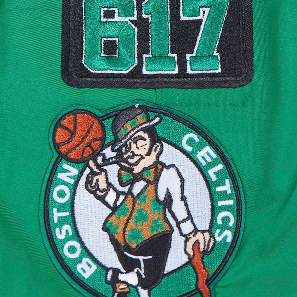 Boston Celtics Pro Standard Area Code Shorts - Kelly Green cheap
