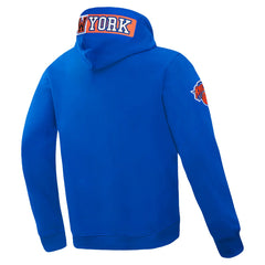 New York Knicks Pro Standard Split Logo Pullover Hoodie - Blue sale