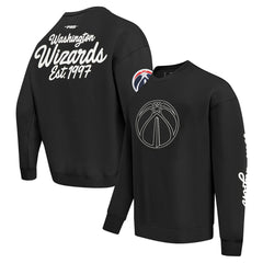 Washington Wizards Pro Standard Paint the City Pullover Sweatshirt - Black on sale