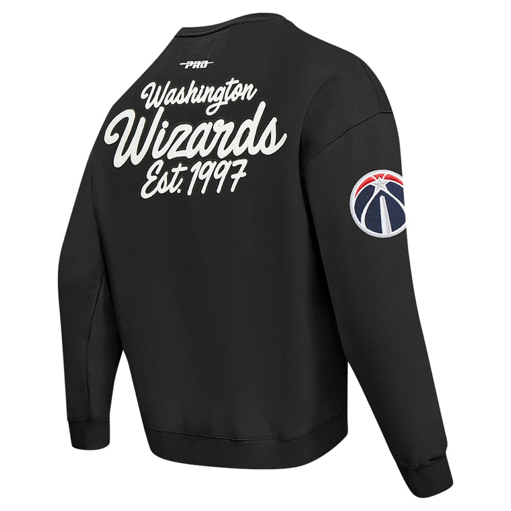 Washington Wizards Pro Standard Paint the City Pullover Sweatshirt - Black on sale