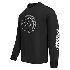 Toronto Raptors Pro Standard Paint the City Drop Shoulder Sweatshirt - Black for sale