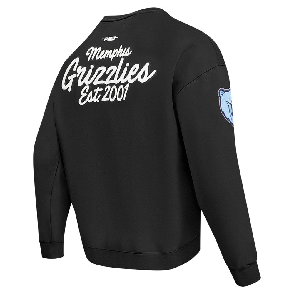 Memphis Grizzlies Pro Standard Paint the City Drop Shoulder Sweatshirt - Black for sale