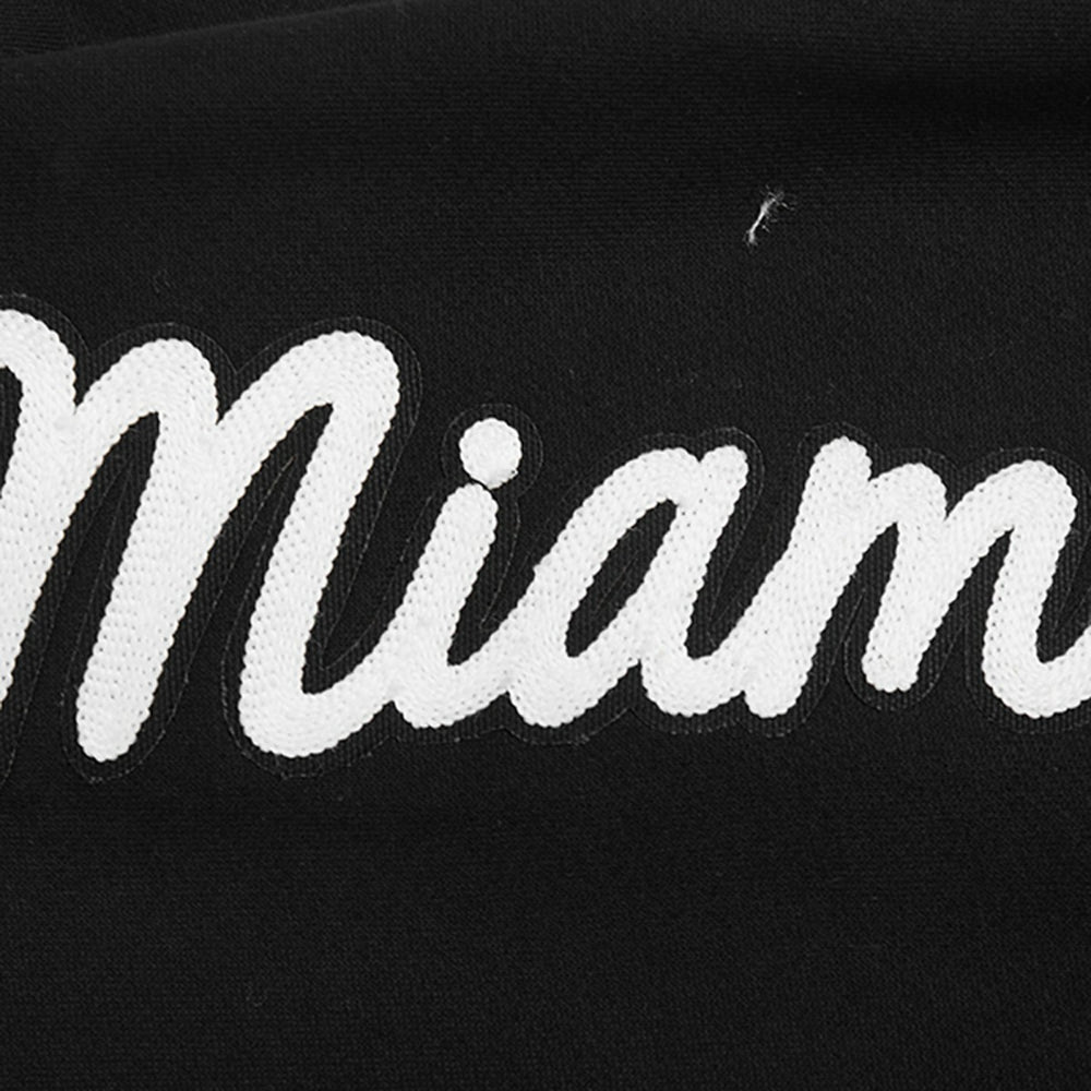 Miami Heat Pro Standard Paint the City Drop Shoulder Sweatshirt - Black online