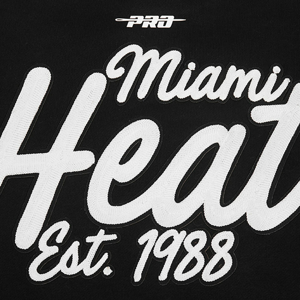 Miami Heat Pro Standard Paint the City Drop Shoulder Sweatshirt - Black online