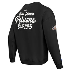 New Orleans Pelicans Pro Standard Paint the City Drop Shoulder Sweatshirt - Black online