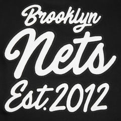 Brooklyn Nets Pro Standard Paint the City Drop Shoulder Sweatshirt - Black outlet