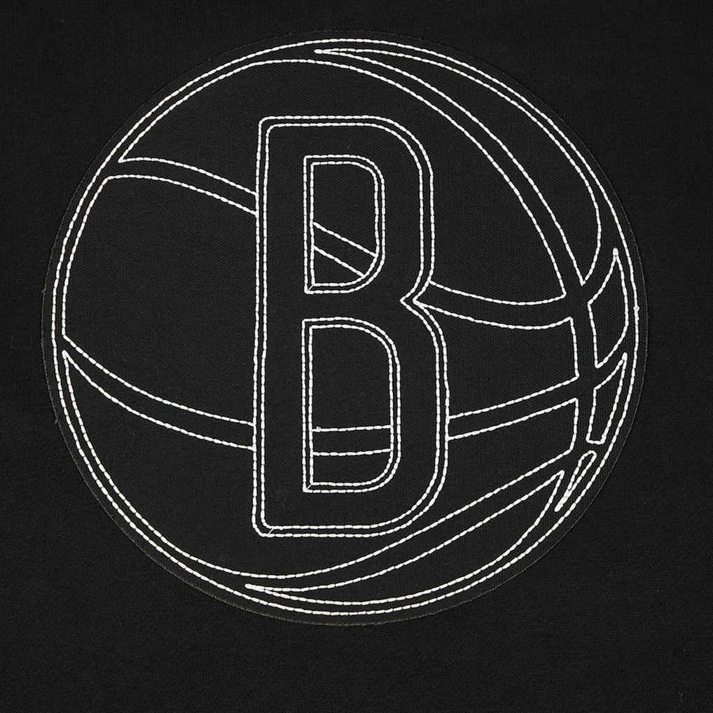 Brooklyn Nets Pro Standard Paint the City Drop Shoulder Sweatshirt - Black outlet