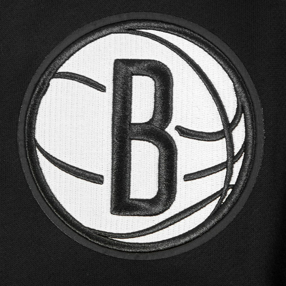 Brooklyn Nets Pro Standard Paint the City Drop Shoulder Sweatshirt - Black outlet
