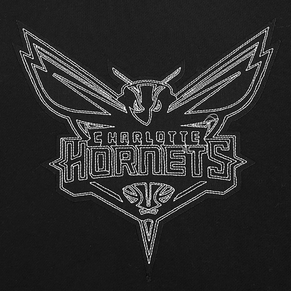 Charlotte Hornets Pro Standard Paint the City Drop Shoulder Sweatshirt - Black shop