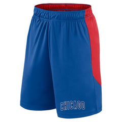 Chicago Cubs Launch Polyester Shorts - Royal/Red