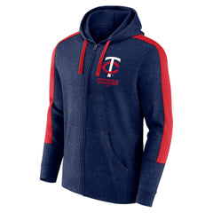 Minnesota Twins Gains Fleece Full-Zip Hoodie - Heather Navy