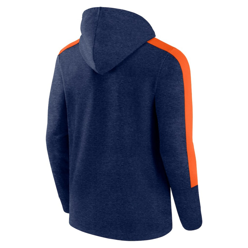Houston Astros Gains Fleece Full-Zip Hoodie - Heather Navy