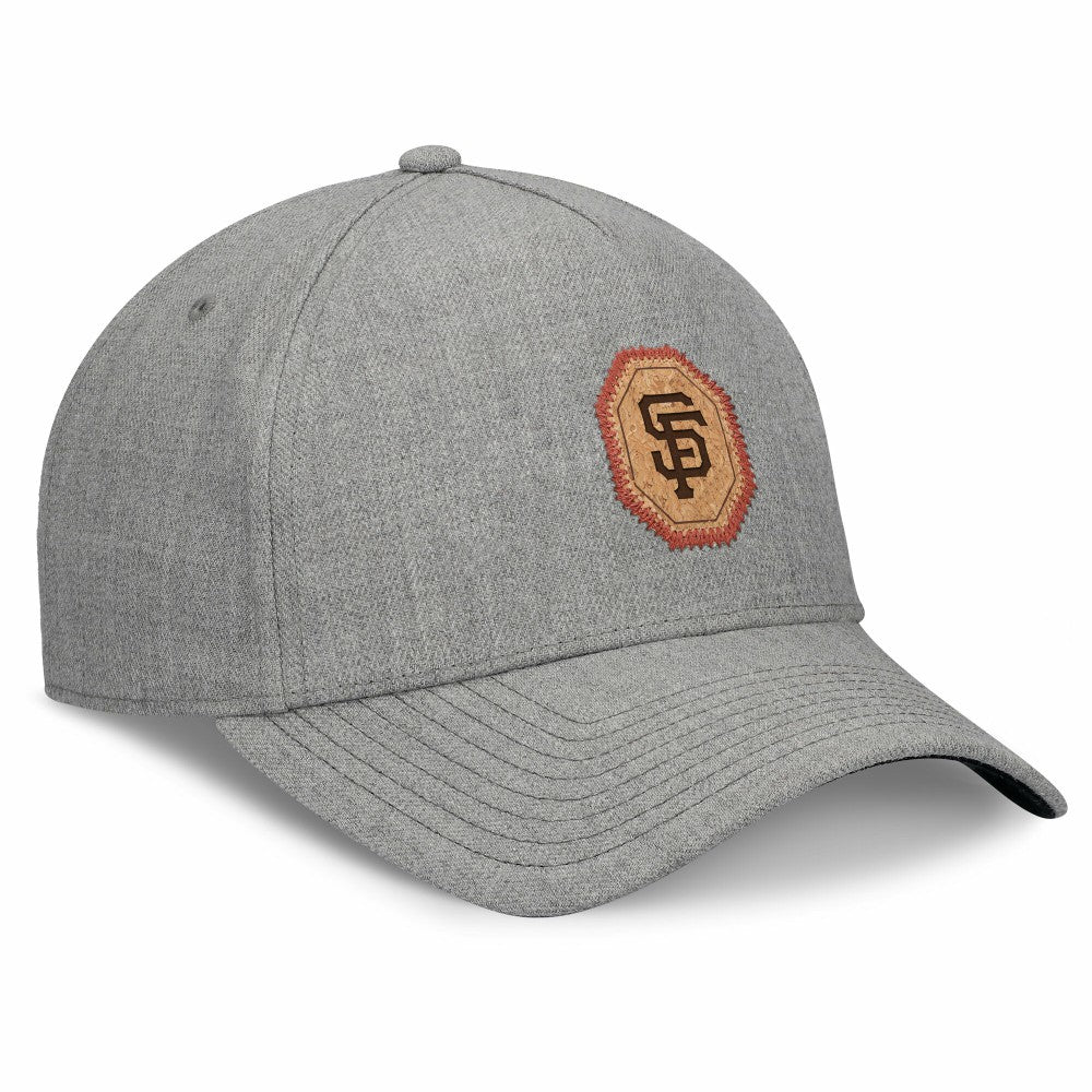 San Francisco Giants Signature Elements Cork Patch A-Frame Adjustable Hat - Gray