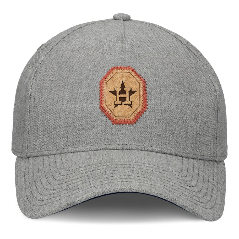 Houston Astros Signature Elements Cork Patch A-Frame Adjustable Hat - Gray