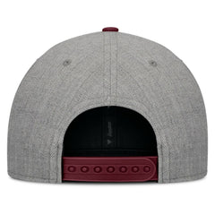 Pittsburgh Pirates Elements Felt Chainstitch Snapback Hat - Gray/Maroon
