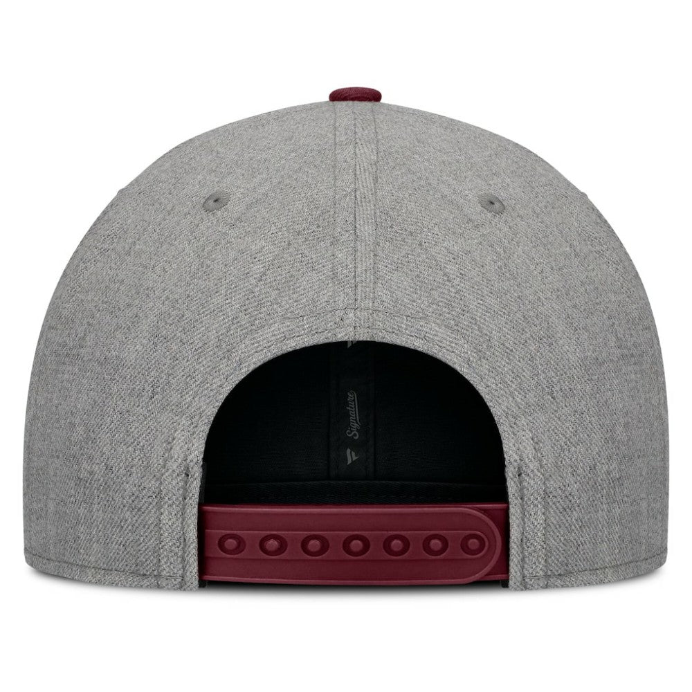 San Francisco Giants Elements Felt Chainstitch Snapback Hat - Gray/Maroon