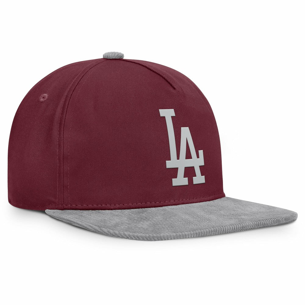 Los Angeles Dodgers Front Office Snapback Hat - Wine