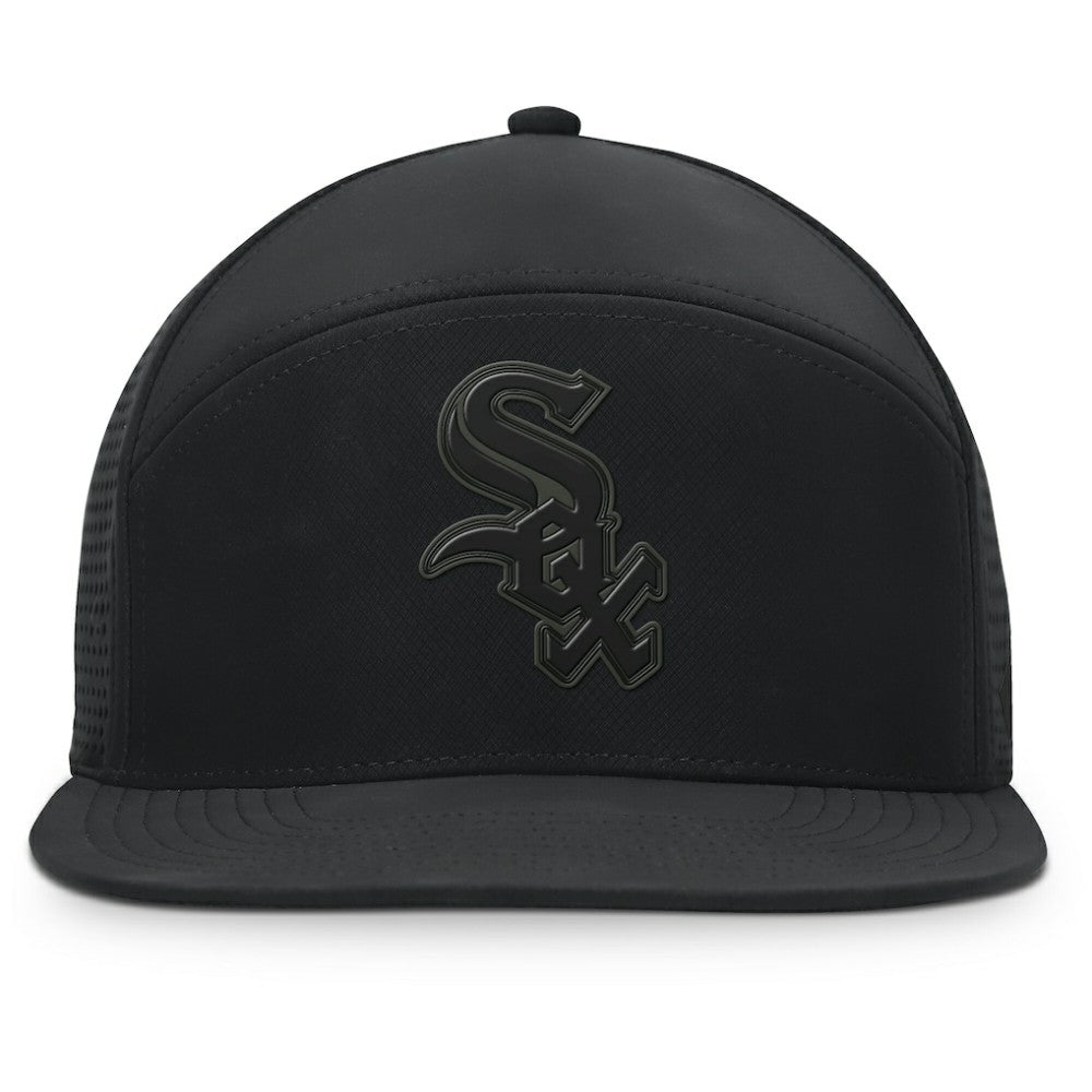 Chicago White Sox Horizon Snapback Hat - Black