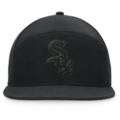Chicago White Sox Horizon Snapback Hat - Black