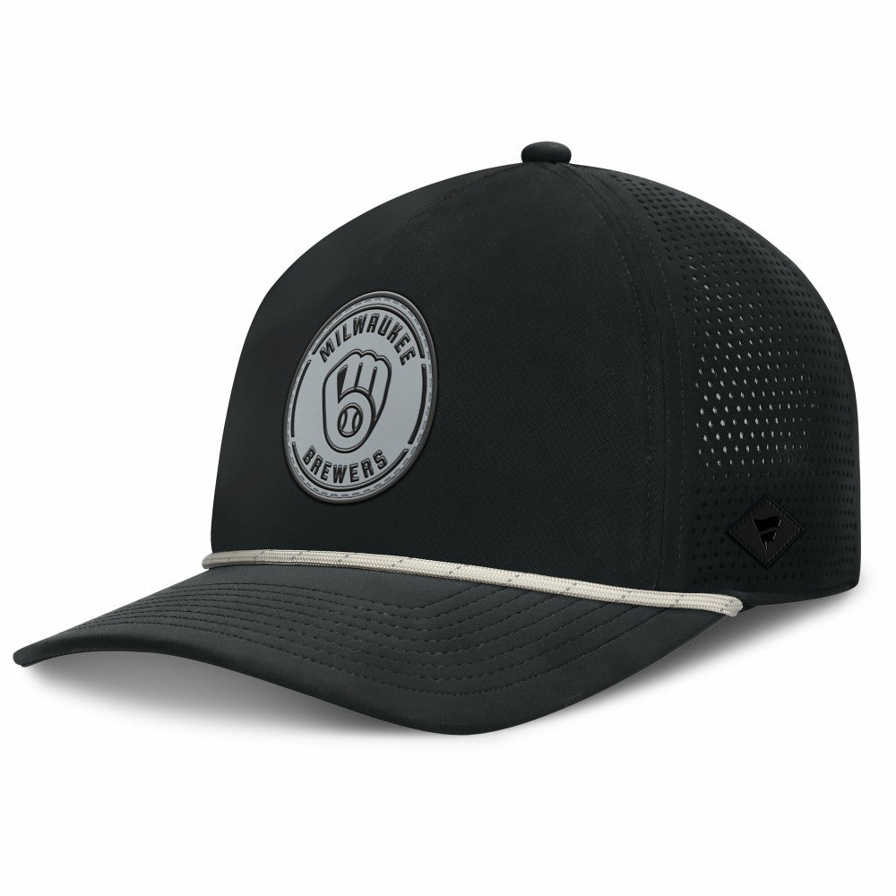 Milwaukee Brewers Signature A-Frame Adjustable Hat - Black