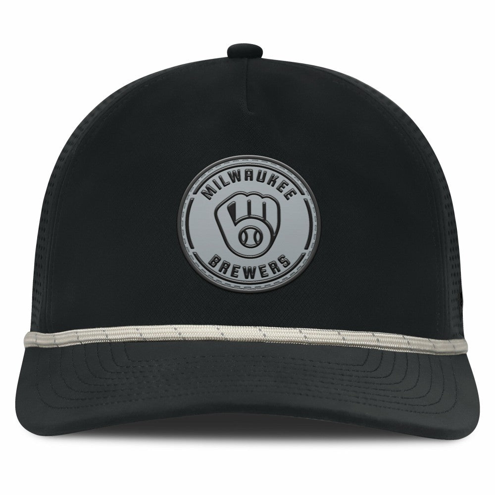 Milwaukee Brewers Signature A-Frame Adjustable Hat - Black